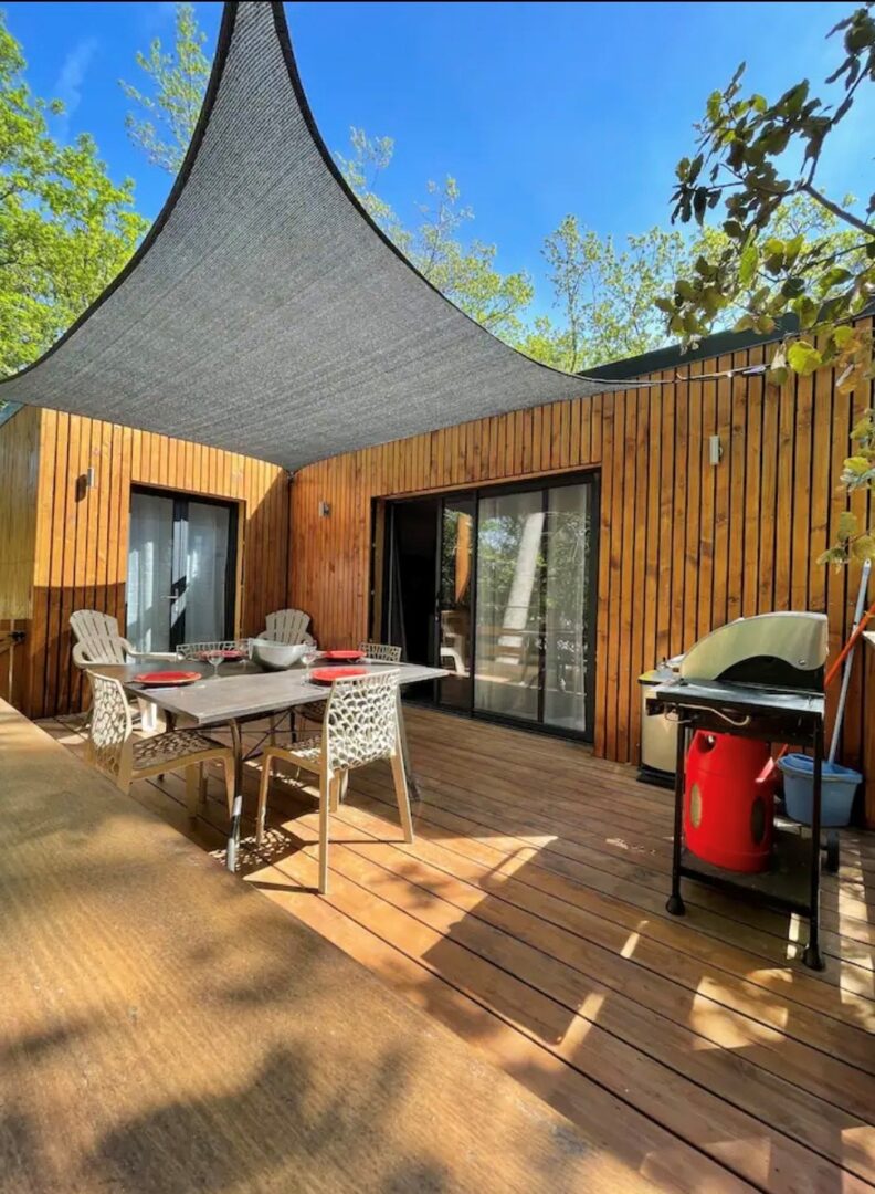 Projet chalet ossature bois habitable avec terrasse extérieure - Uchaux (84100) - Photo 01
